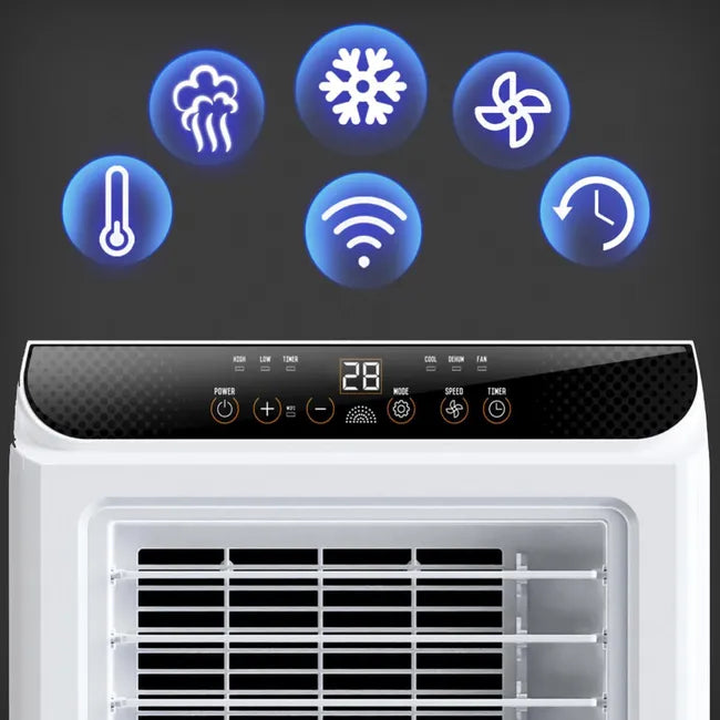 Aire Acondicionado Portátil 2000W APP WIFI Programable Clase A Gridinlux