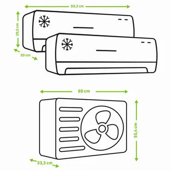 Aire acondicionado 2x1 BOSCH wifi 3000i-s53w
