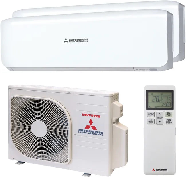 Aire acondicionado 2x1 MITSUBISHI HEAVY INDUSTRIES 45zs06-w 3000+3000
