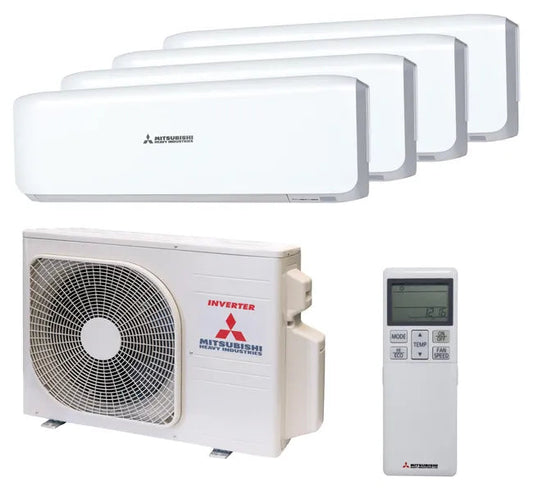 Aire acondicionado 4x1 mitsubishi 71zs04 4000+3x3000 fg